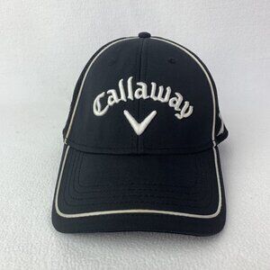 Callaway XR Odyssey Golf Black Embroidered S/M Tour Authentic Hat Ball Cap